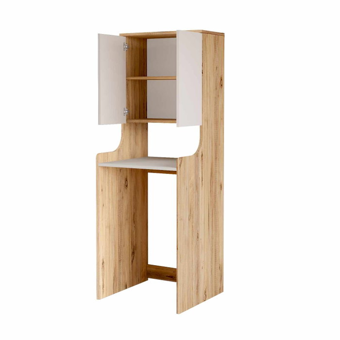 Hanah Home Armario para Lavadora Val2-Aka en Pino Atlántico